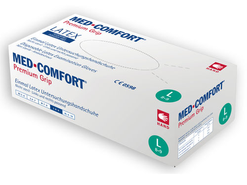 Med Comfort Premium Grip, Latex, 100 Stück / Box