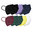 FP2 Atemschutzmaske farbig, Herren, 10 Stück, bunt gemischt