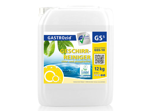 GASTROzid Geschirr-Reiniger, chlor- und phosphatfrei, 10 Liter